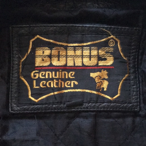 Leather Jacket Studded Punk/Metal Style - Picture 6 of 7